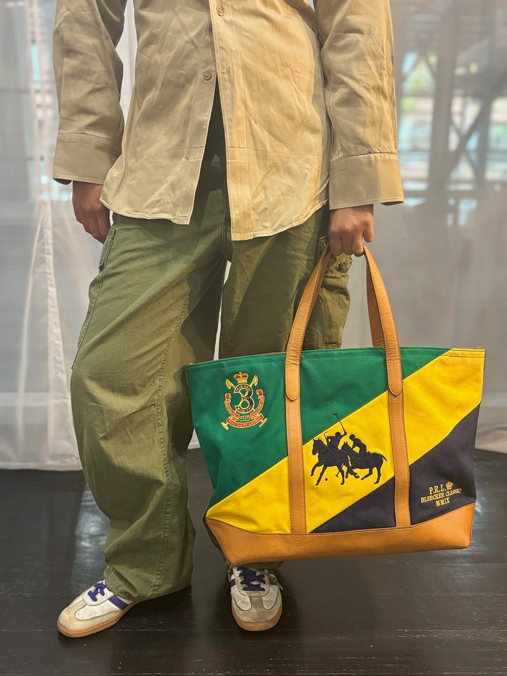 2010 Ralph Lauren Canvas Prototype Tote