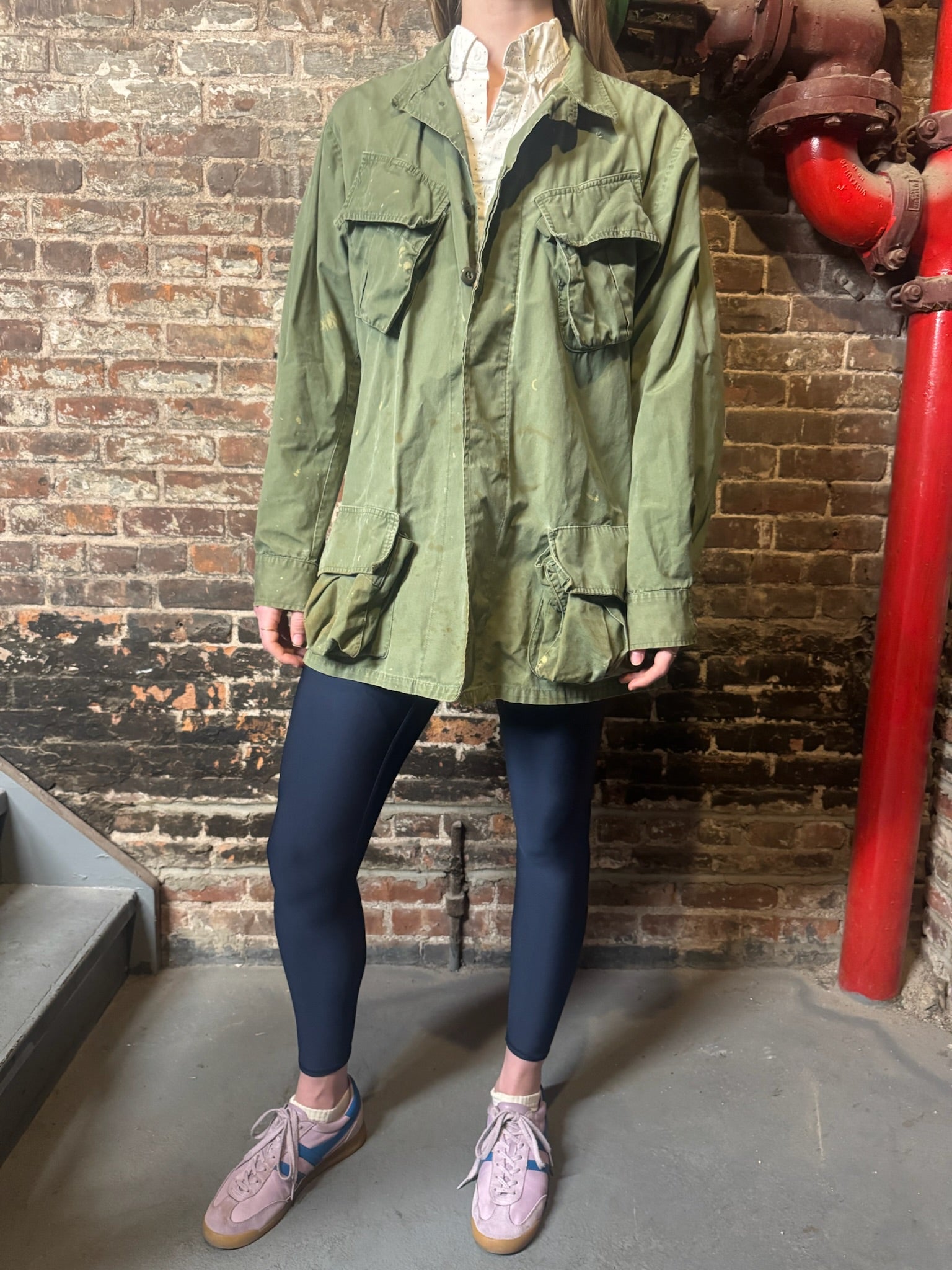Jungle Jacket, 3rd Pattern w/ Paint Splatter
