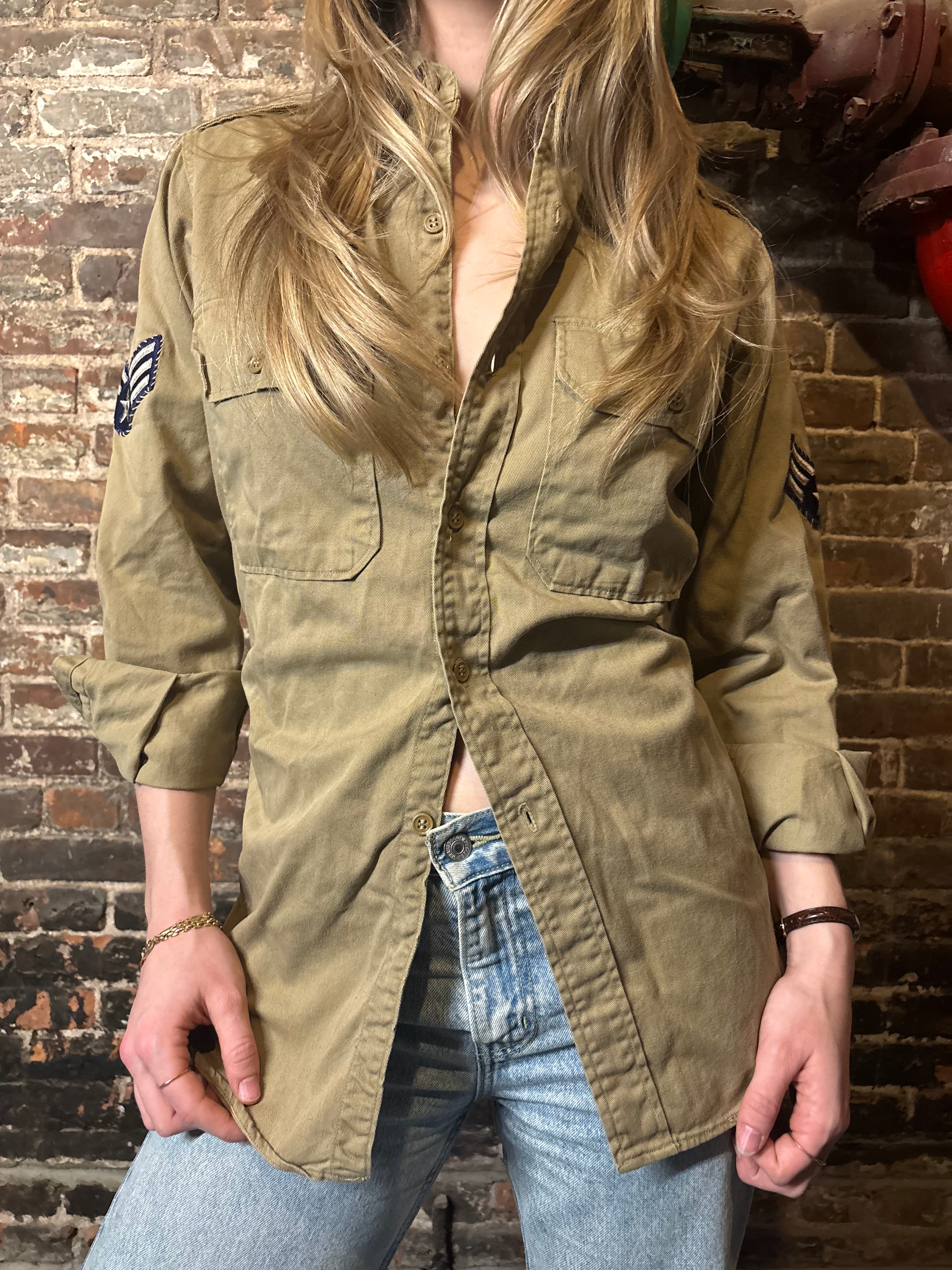 USAF Patched Dress Shirt, Heavyweight