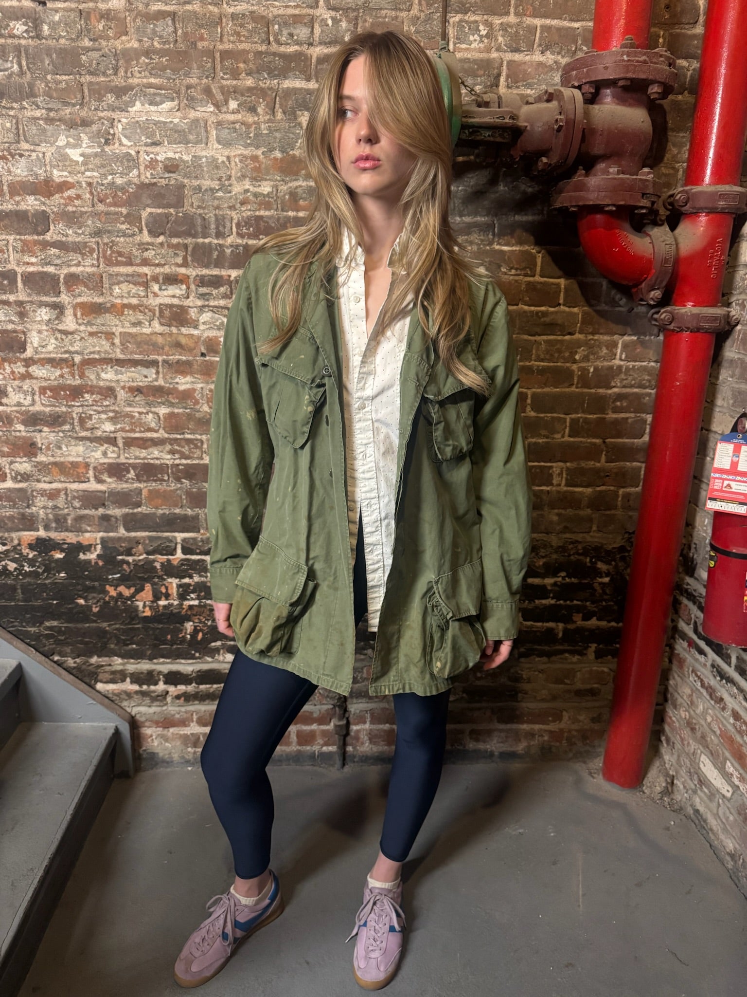 Jungle Jacket, 3rd Pattern w/ Paint Splatter