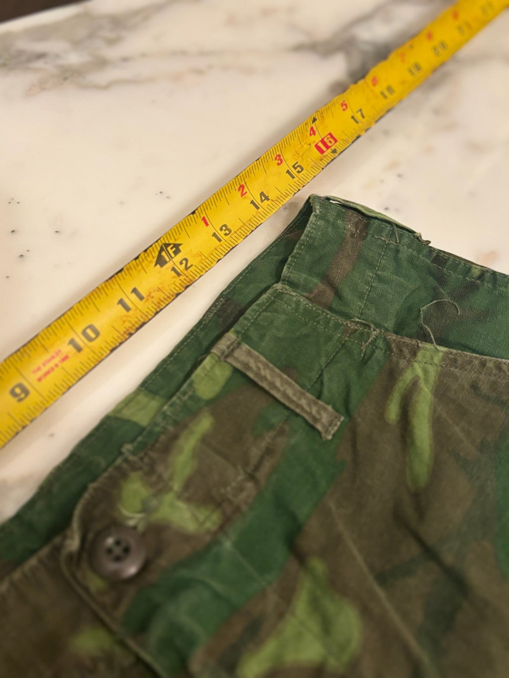Rare 1960s Non-Ripstop ERDL Camo Jungle Pants