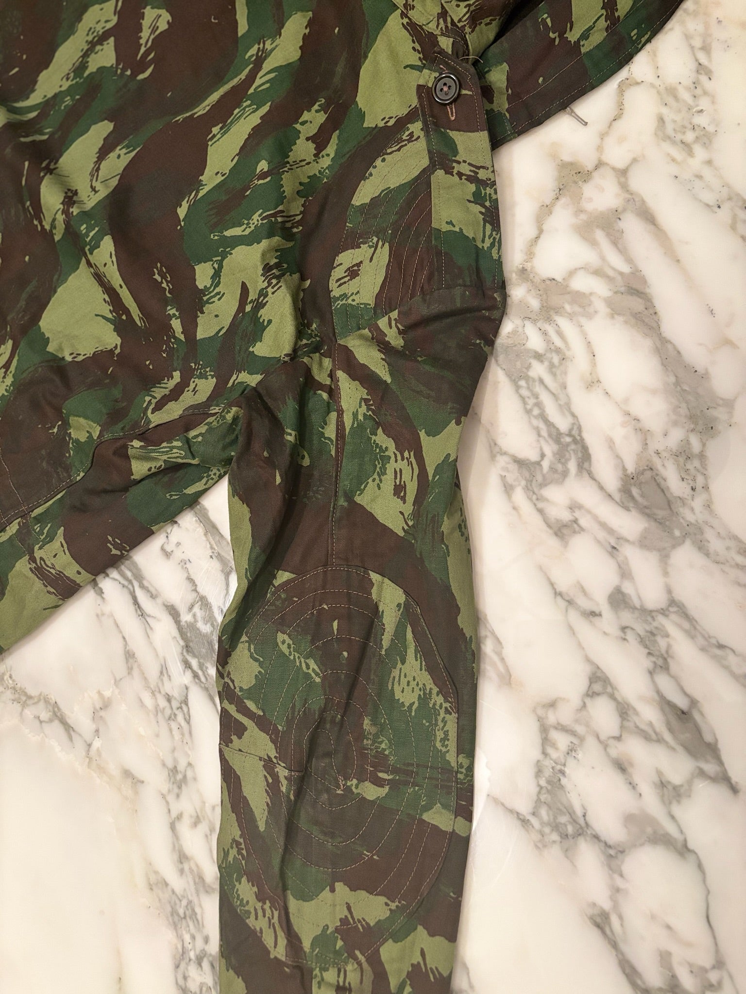 1980s Portuguese Brushstroke Camo Field Jacket