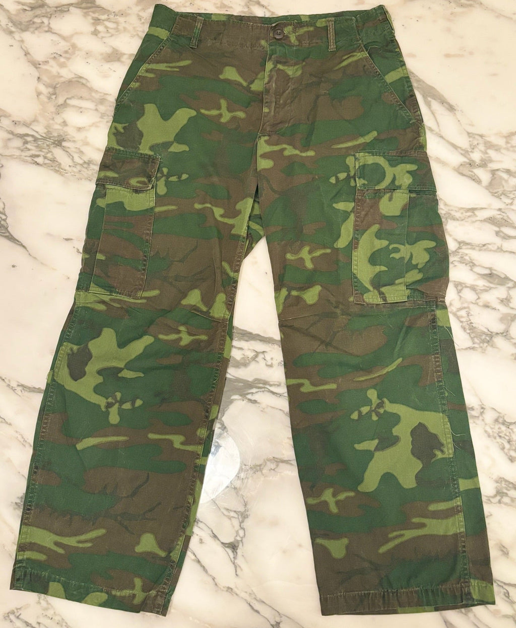 Rare 1960s Non-Ripstop ERDL Camo Jungle Pants