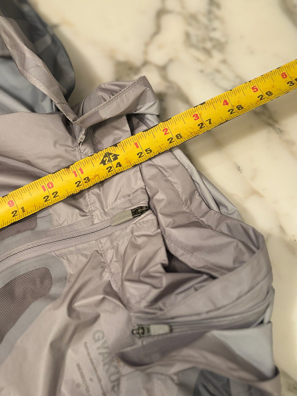 Gyakusou Silver Running Two-Piece Windbreaker