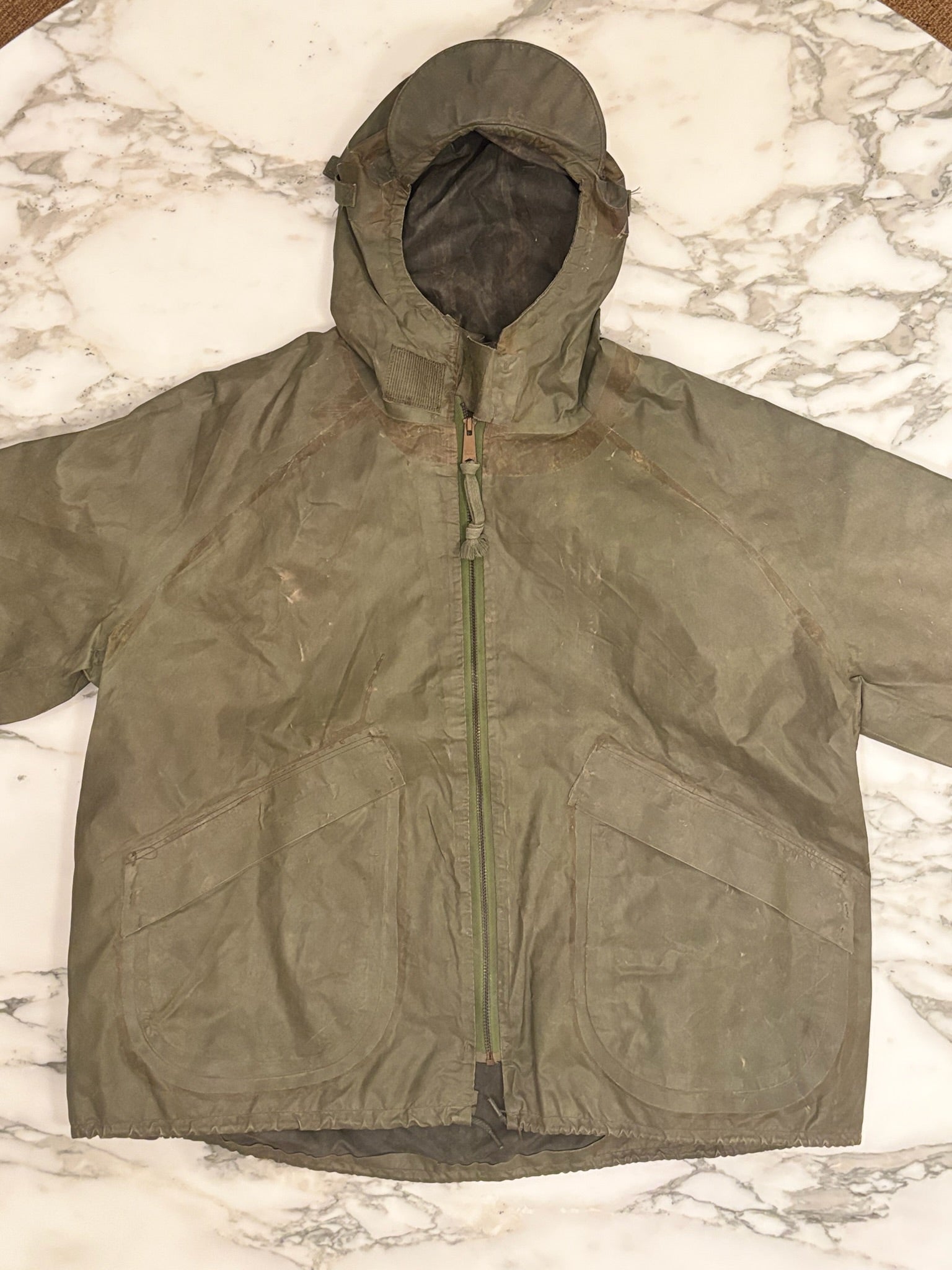 1960s American Rubberized Rain Jacket