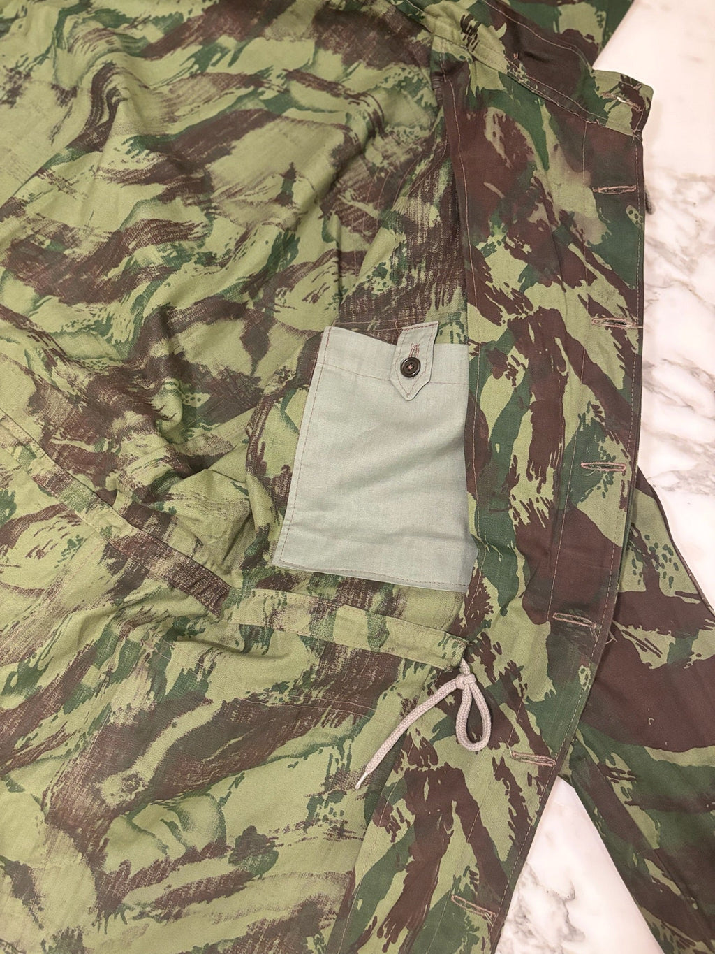 1980s Portuguese Brushstroke Camo Field Jacket