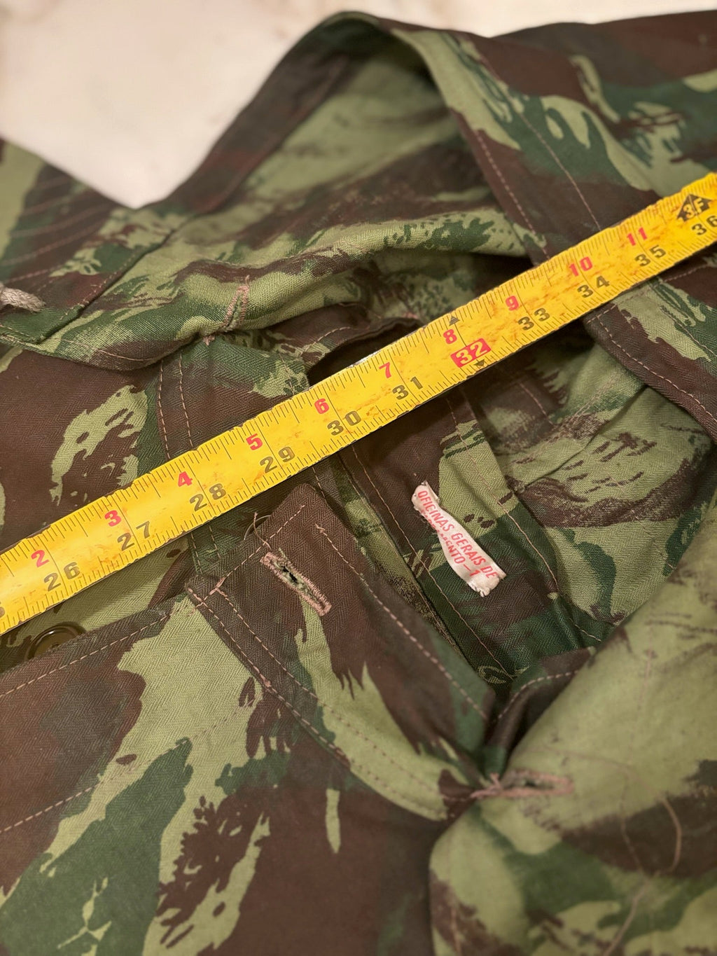 1980s Portuguese Brushstroke Camo Field Jacket