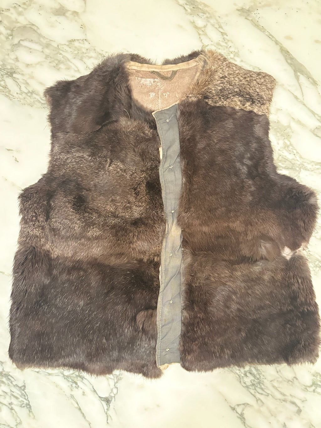 1940s European Reversible Fur Vest