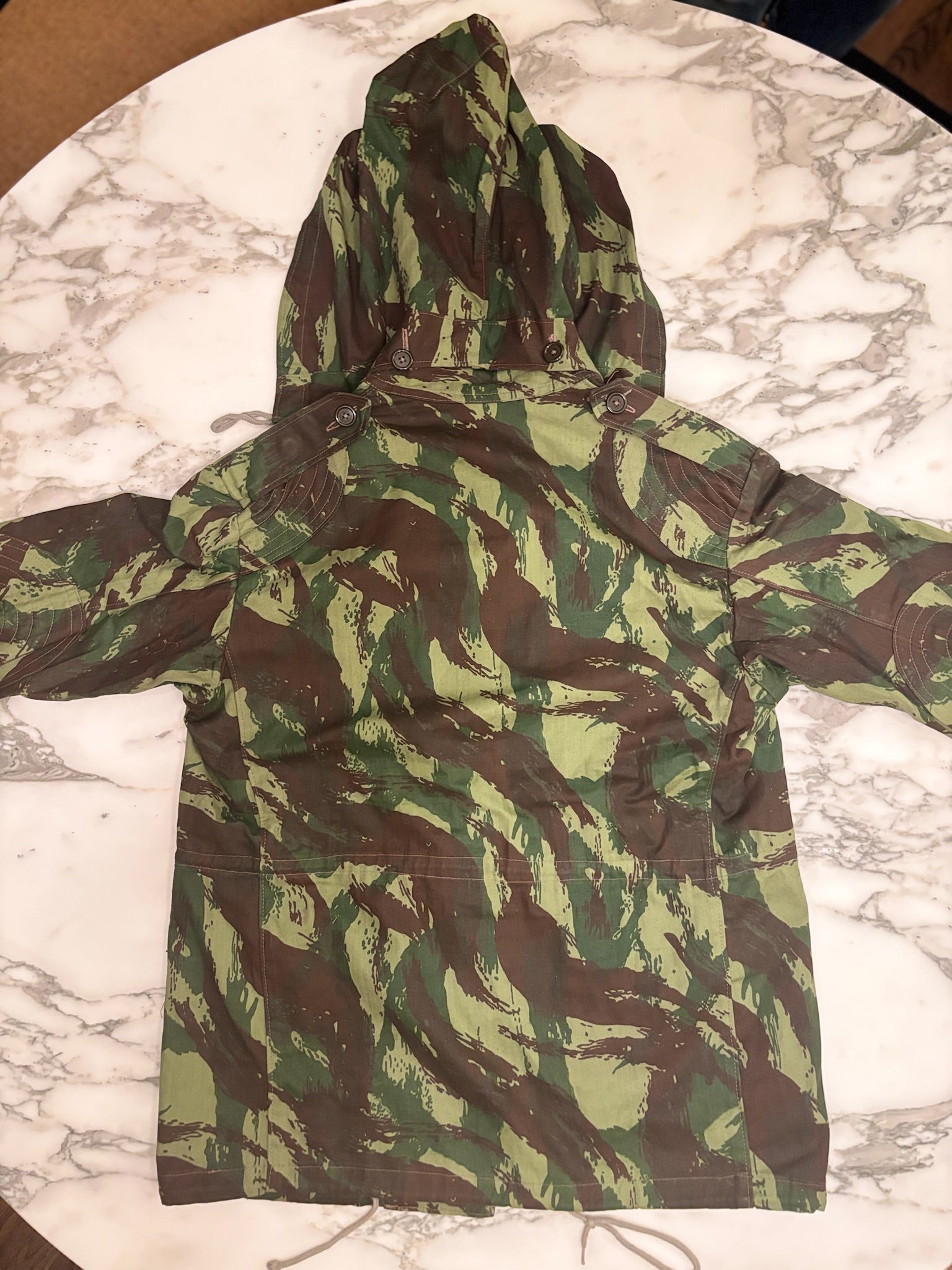 1980s Portuguese Brushstroke Camo Field Jacket