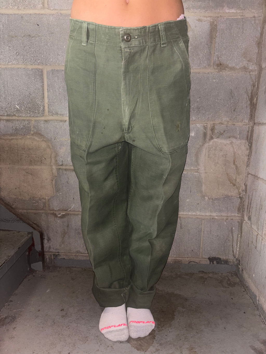 1970s US Army OG107 Pants