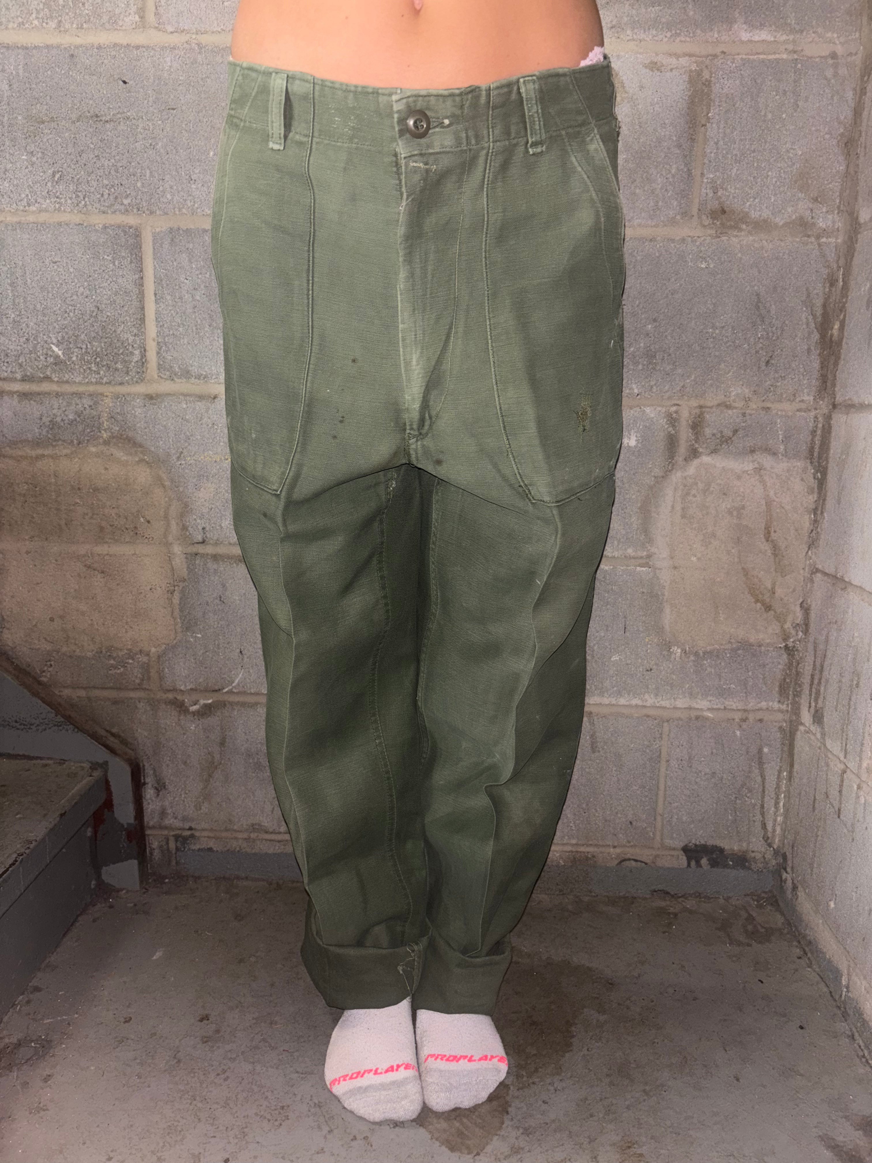 1970s US Army OG107 Pants