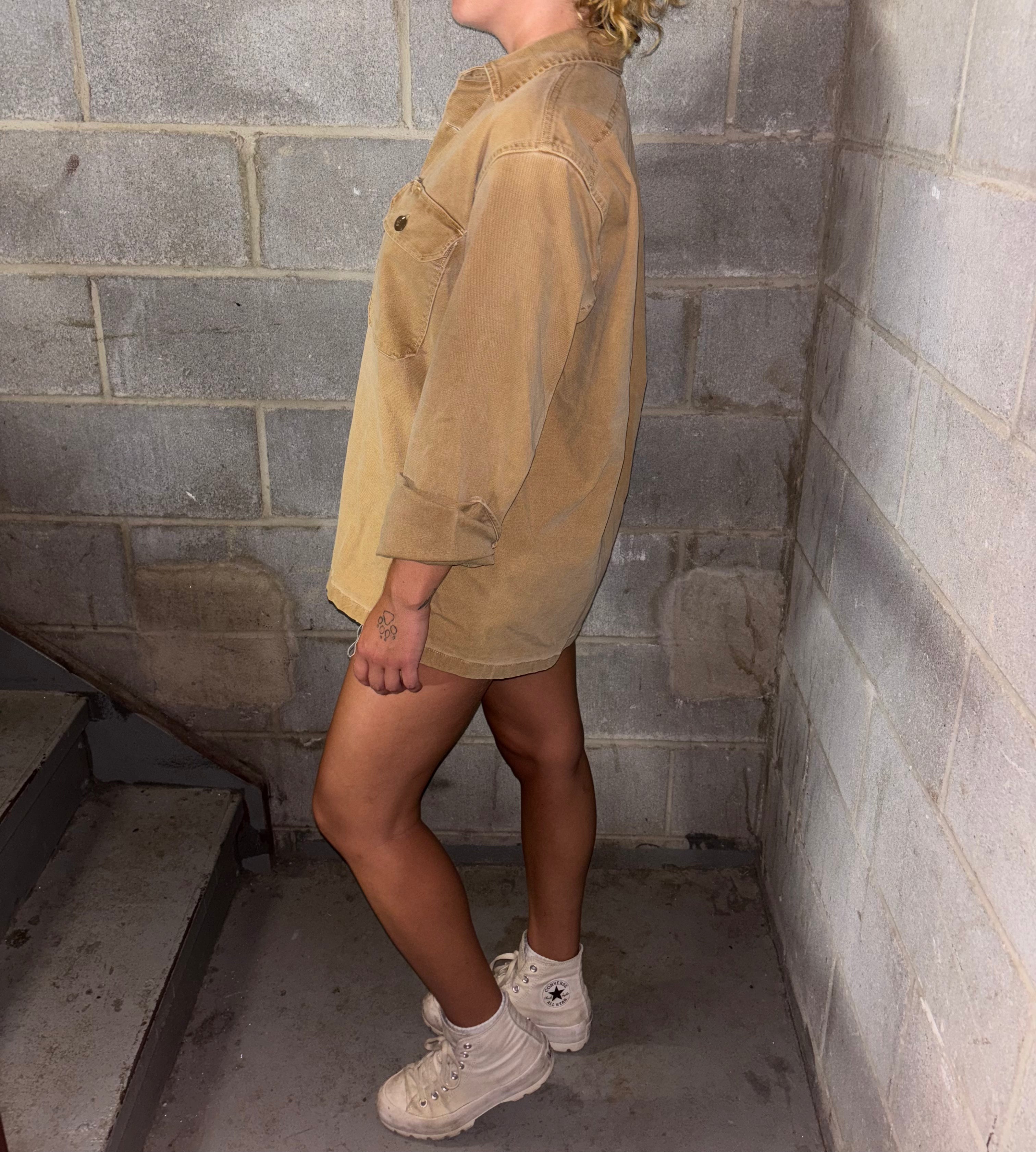 Tan Lighteweight Utility Shirt